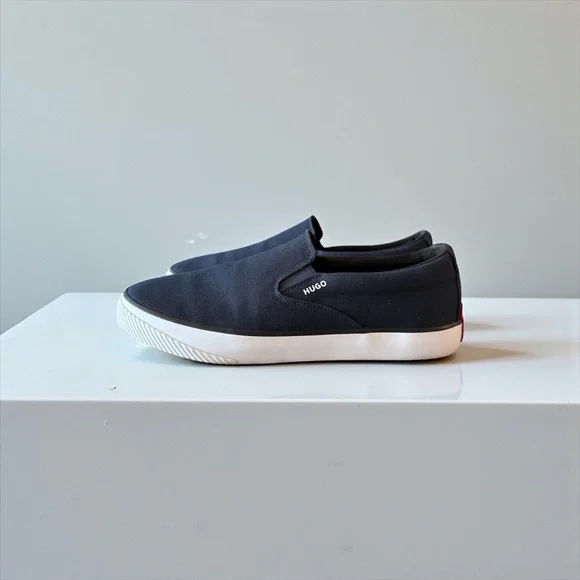 Hugo Boss Navy Slip-On Loafers - Picture 3 of 9